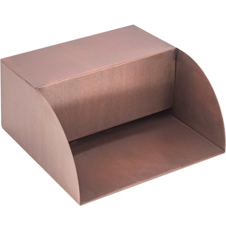 THE OUTDOOR PLUS Radius Scupper 8 - Copper OPT-RSE8